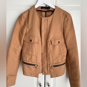 Zara Tan Utility Jacket for Women